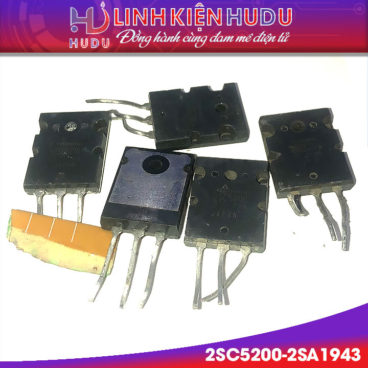 5 CẶP SÒ ÂM THANH [2SA1943 2SC5200]  5200 – 1943 THÁO MÁY